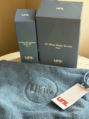 NEW Uni "Rain" Body Care Set | NYC Pop-Up Exclusive | Full Sized Serum & Oil